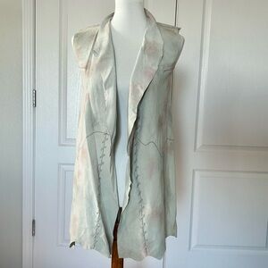 NWT Jakett New York Genuine Suede Ella Duster Vest
